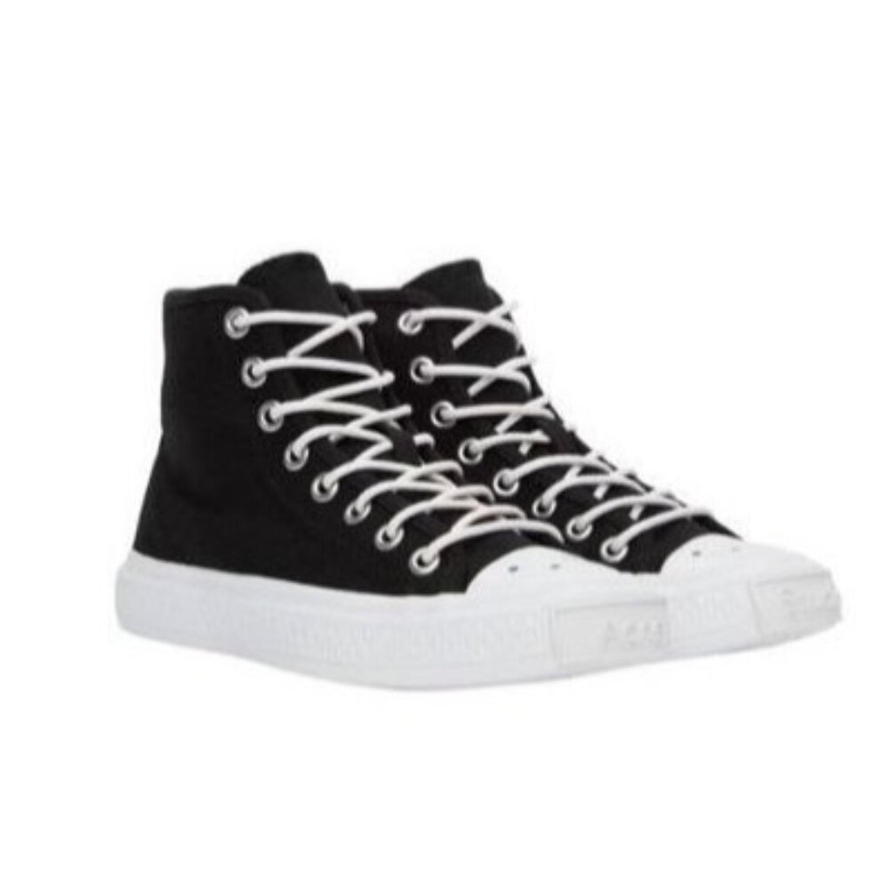 Acne Studios Men’s Ballow High Tag Sneakers Black/Off White 41